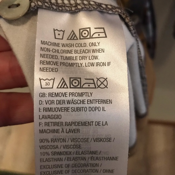 LOGO by Lori Goldstein Printed Button Front Knit Cardigan Size 1X - Picture 7 of 12